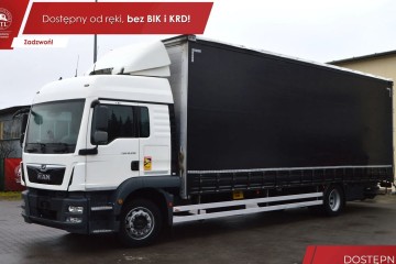 [14077]Man TGM 18.290, firana, 22 europalety, ładowność 9,7 t.